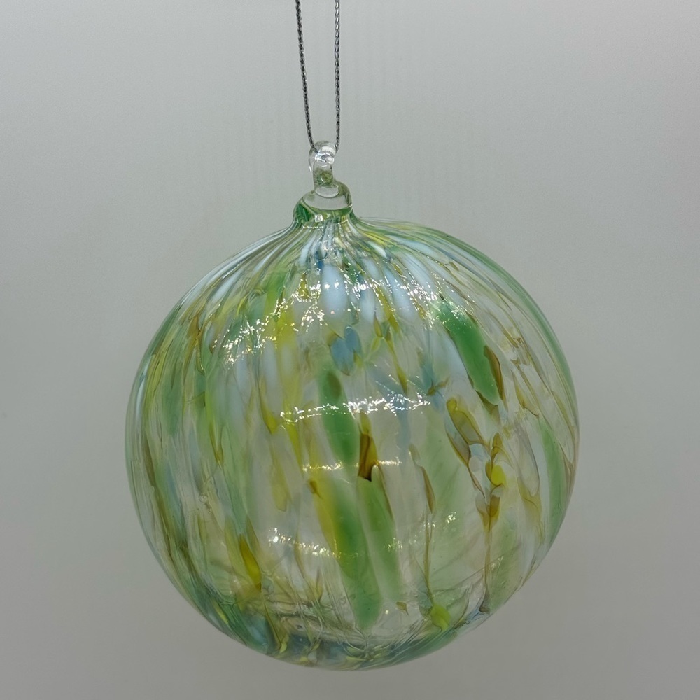 Beautiful handblown bulb by local artist